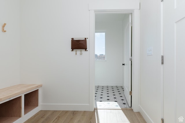 470 Lotus Dr Unit 149, Fish Haven, ID 83287 - mudroom featuring baseboards and light wood finished floors