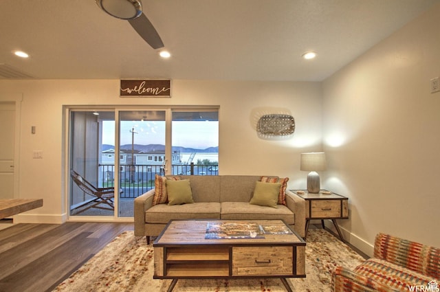 55 W Buttercup Ln Unit 33, Garden City, UT 84028 - living room with wood-type flooring