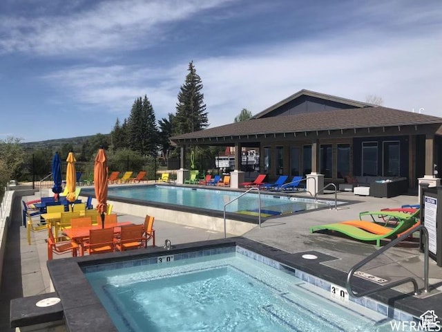 55 W Buttercup Ln Unit 33, Garden City, UT 84028 - view of pool featuring a patio area and outdoor lounge area