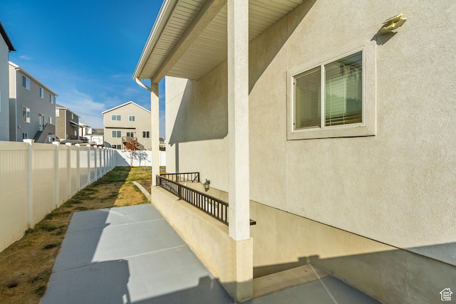 view of home's exterior