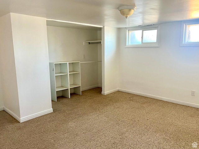 unfurnished bedroom with carpet