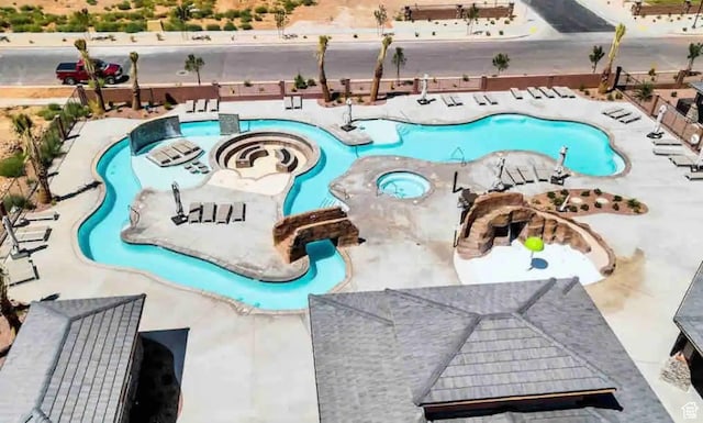 view of pool