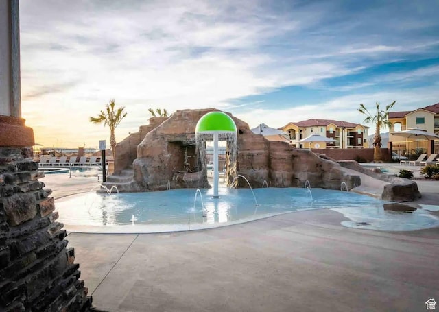 355 N 2020 W, Hurricane, UT 84737 - view of pool at dusk