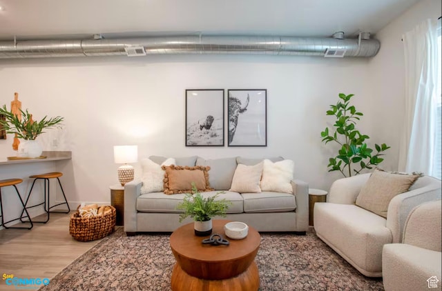 909 W Euclid Ave Unit 4, Salt Lake City, UT 84104 - living room featuring hardwood / wood-style floors