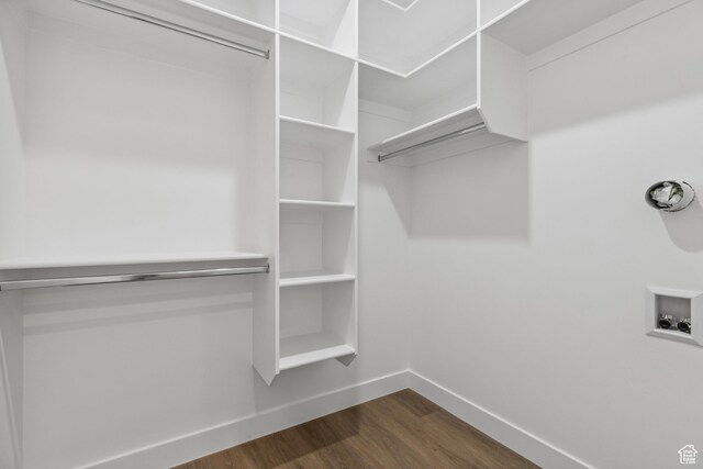 741 S 1800 W, Hurricane, UT 84737 - walk in closet featuring dark wood finished floors