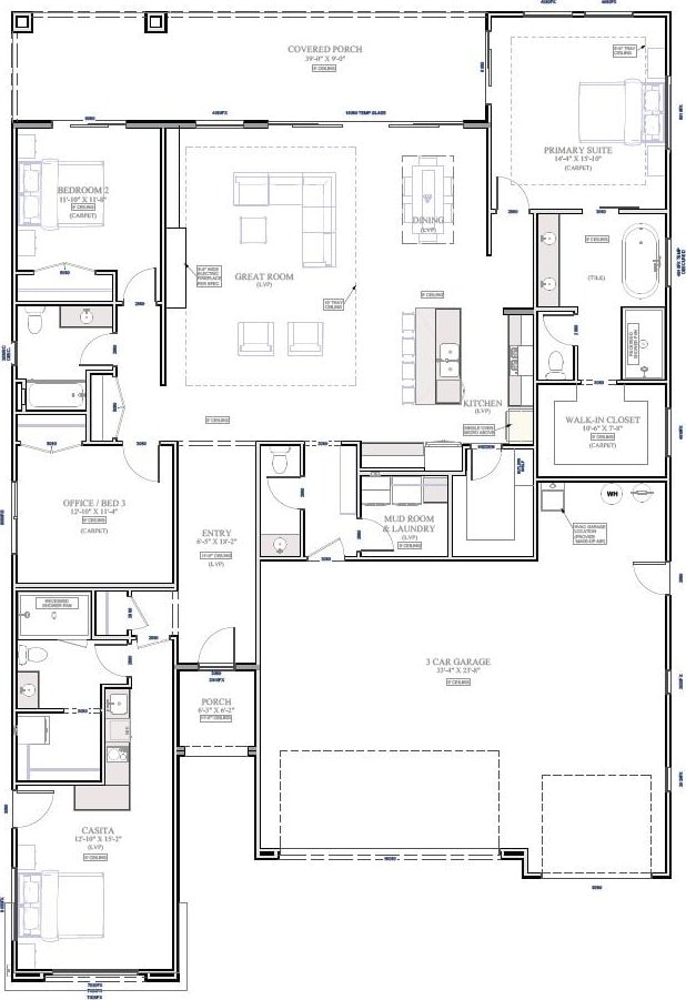 741 S 1800 W, Hurricane, UT 84737 - view of layout