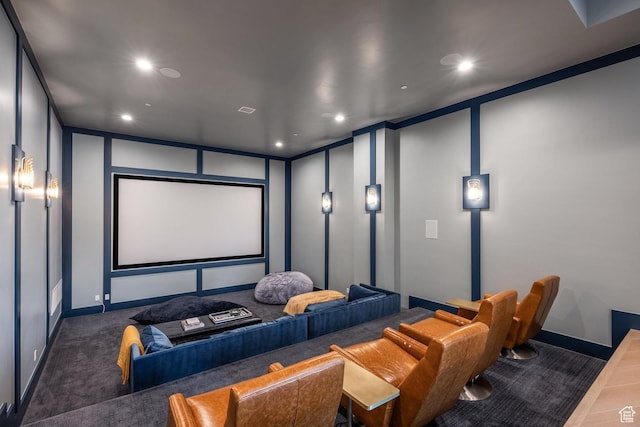 1515 E Bluff Point Dr, Draper, UT 84020 - view of carpeted home theater