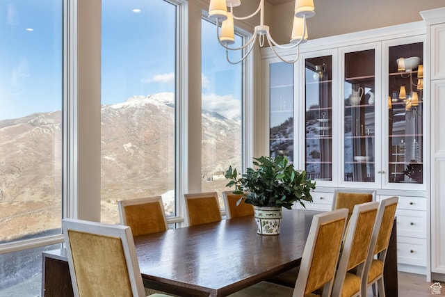 1515 E Bluff Point Dr, Draper, UT 84020 - dining area featuring a mountain view