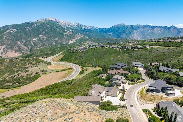 1515 E Bluff Point Dr, Draper, UT 84020 - aerial perspective of suburban area with mountains