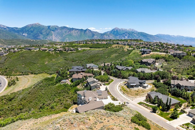 1515 E Bluff Point Dr, Draper, UT 84020 - aerial perspective of suburban area with mountains