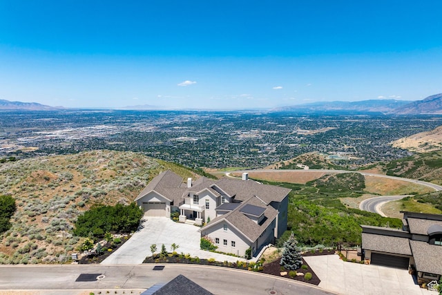 1515 E Bluff Point Dr, Draper, UT 84020 - view from above of property featuring a mountain backdrop