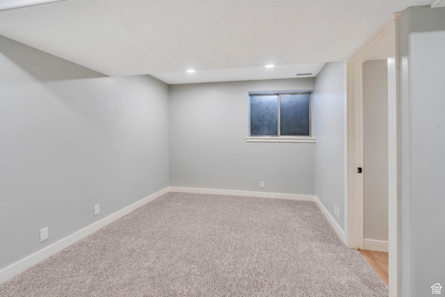 1383 N 1220 W, Provo, UT 84604 - finished basement with baseboards, recessed lighting, and light colored carpet