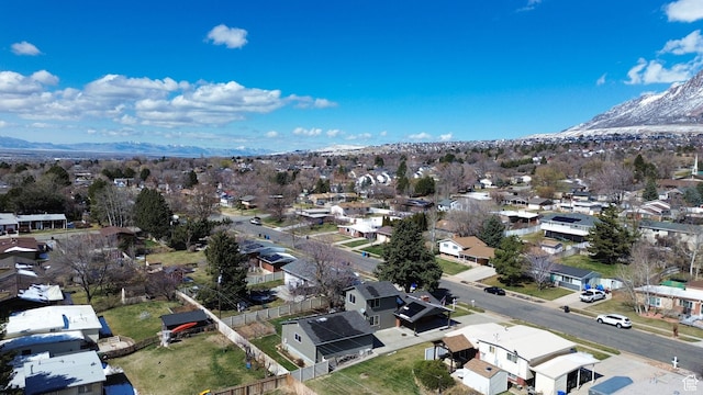 967 E 2800 N, North Ogden, UT 84414 - drone / aerial view with a mountain view and a residential view