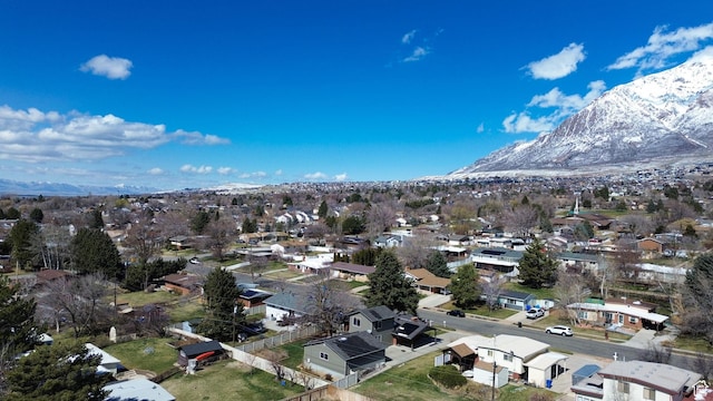 967 E 2800 N, North Ogden, UT 84414 - birds eye view of property with a residential view and a mountain view