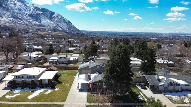 967 E 2800 N, North Ogden, UT 84414 - bird's eye view with a mountain view and a residential view