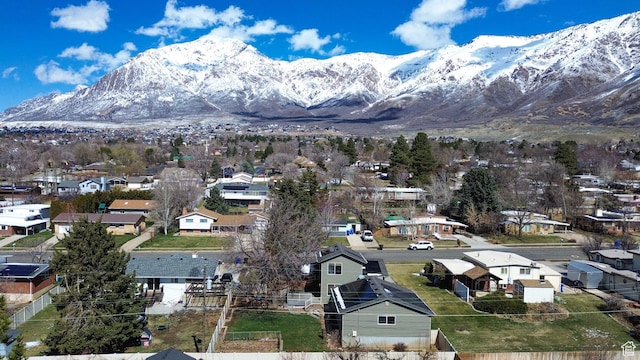 967 E 2800 N, North Ogden, UT 84414 - drone / aerial view with a mountain view and a residential view
