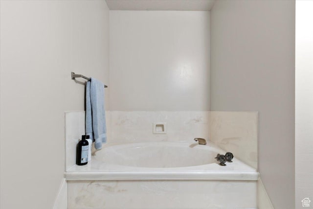 bathroom featuring a bathing tub