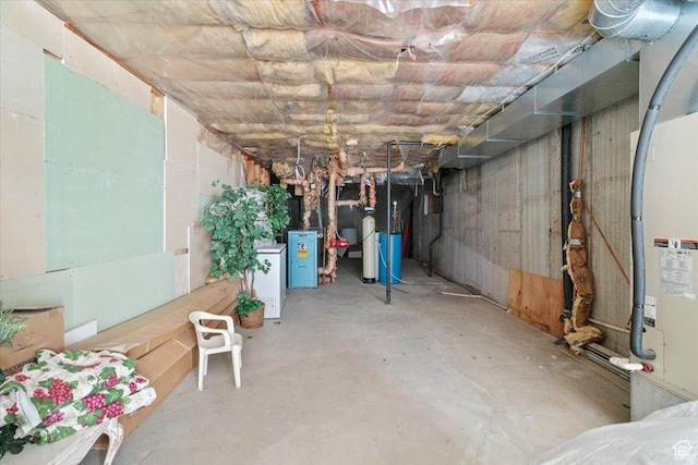 view of basement