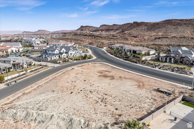 4009 S 2420 E, St George, UT 84790 - aerial perspective of suburban area featuring a mountainous background