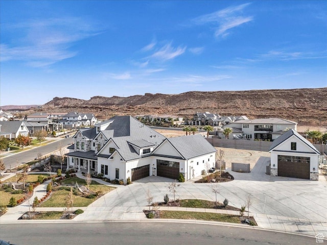 4009 S 2420 E, St George, UT 84790 - aerial perspective of suburban area with a mountainous background