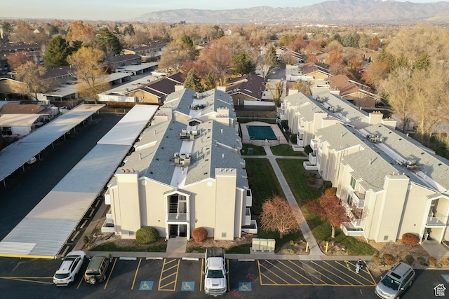 875 E Arrowhead Ln S Unit 42, Murray, UT 84107 - aerial perspective of suburban area with a mountain backdrop