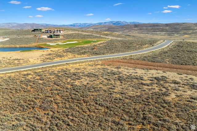 5801 Double Deer Dr Unit 3, Park City, UT 84098 - drone / aerial view featuring a water and mountain view