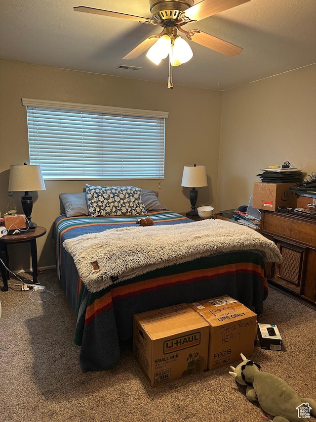 1704 N Hickory Ln W, Provo, UT 84604 - carpeted bedroom featuring ceiling fan