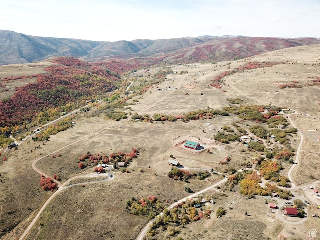 2637 N Water Canyon Ave, Huntsville, UT 84317 - drone / aerial view with a mountain view