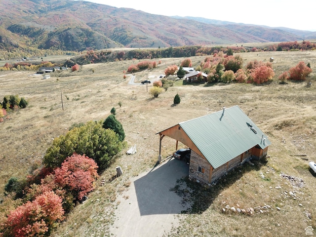 2637 N Water Canyon Ave, Huntsville, UT 84317 - bird's eye view with a mountain view and a rural view