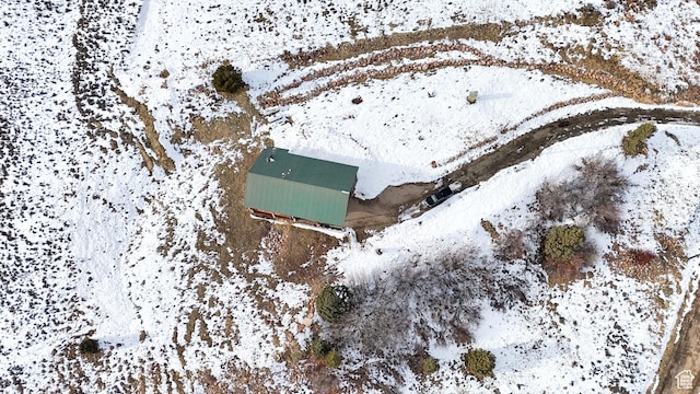 2637 N Water Canyon Ave, Huntsville, UT 84317 - view of snowy aerial view