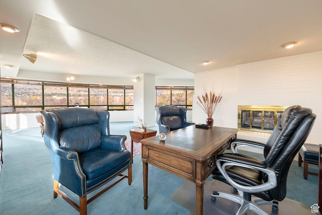 426 S 1000 E Unit 600, Salt Lake City, UT 84102 - office area with carpet flooring