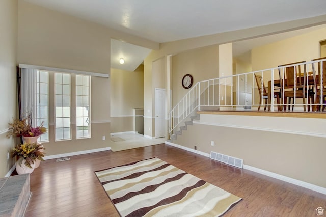 5238 S 2100 W, Roy, UT 84067 - empty room featuring hardwood / wood-style floors and lofted ceiling