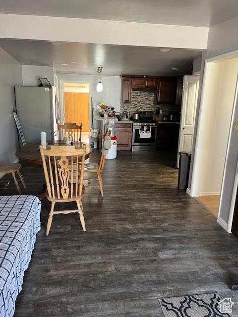 479 N Valeria Dr E, Layton, UT 84041 - dining space with dark wood-style flooring