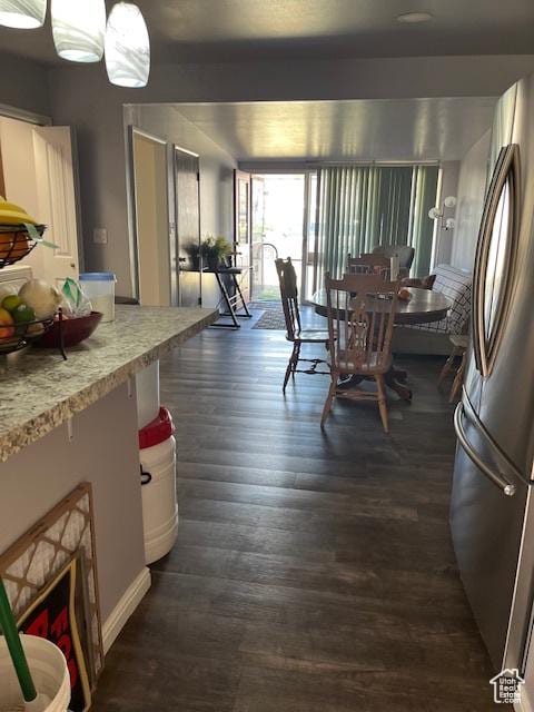479 N Valeria Dr E, Layton, UT 84041 - dining area featuring dark wood finished floors