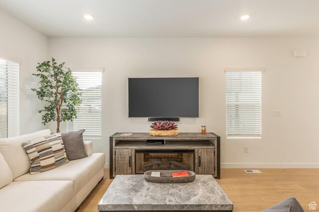 2278 N Canal View Ln, Heber City, UT 84032 - living room featuring light wood-type flooring