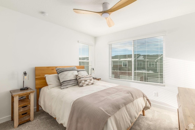 2278 N Canal View Ln, Heber City, UT 84032 - bedroom with carpet and ceiling fan