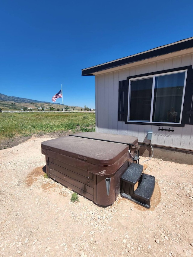 573 S Aspen Dr, Garden City, UT 84028 - exterior space featuring a hot tub