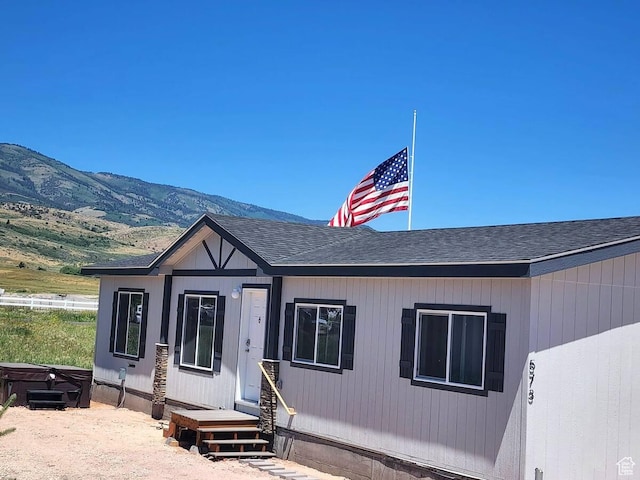 573 S Aspen Dr, Garden City, UT 84028 - view of front of property with a mountain view