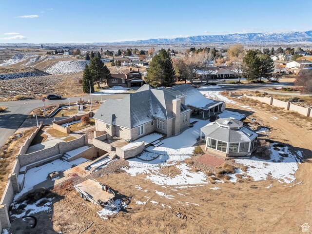 1402 Shepherd Dr, Wellington, UT 84542 - aerial view featuring a mountain view