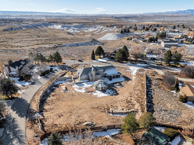 1402 Shepherd Dr, Wellington, UT 84542 - drone / aerial view featuring a mountain view
