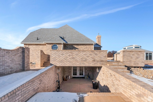 1402 Shepherd Dr, Wellington, UT 84542 - view of patio featuring french doors