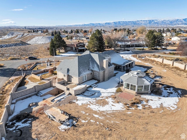 1402 Shepherd Dr, Wellington, UT 84542 - aerial view featuring a mountain view