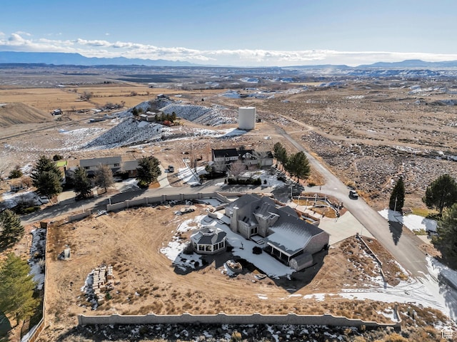 1402 Shepherd Dr, Wellington, UT 84542 - birds eye view of property with a mountain view