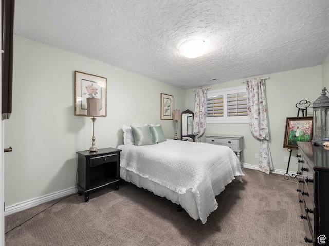 208 S 1100 E, Payson, UT 84651 - bedroom with dark carpet and a textured ceiling