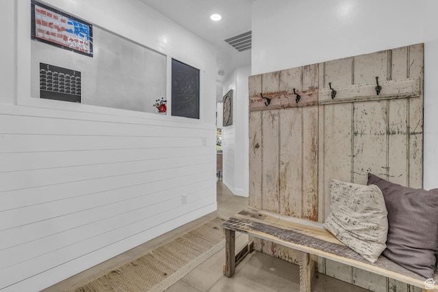 30 W 400 N, Fillmore, UT 84631 - mudroom featuring wood walls