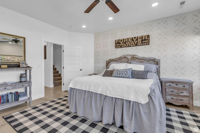 30 W 400 N, Fillmore, UT 84631 - bedroom featuring ceiling fan