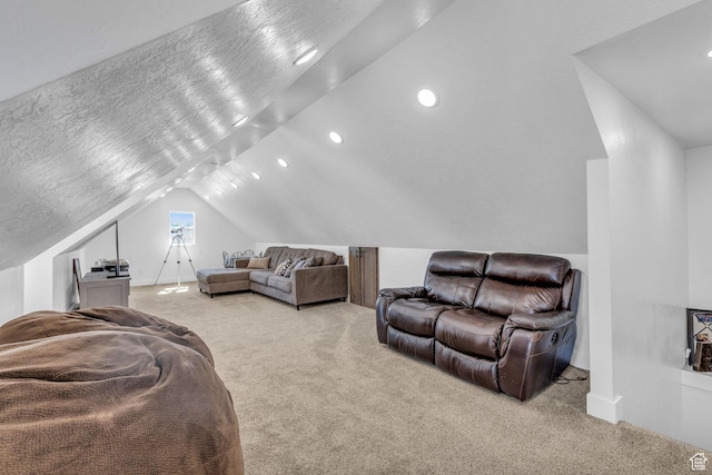 30 W 400 N, Fillmore, UT 84631 - living room with light colored carpet and vaulted ceiling