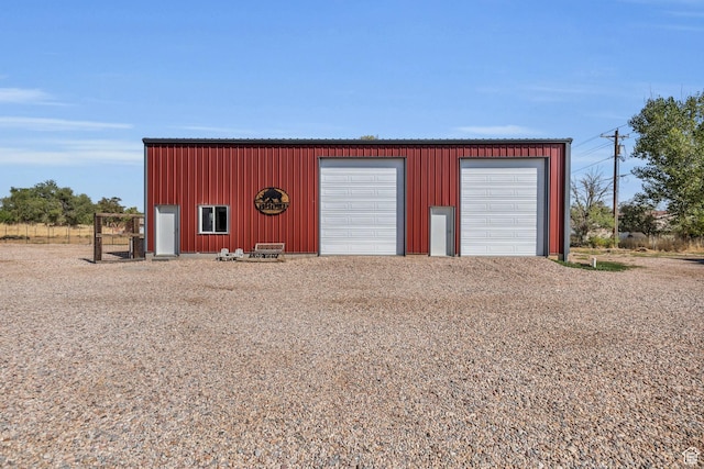 30 W 400 N, Fillmore, UT 84631 - view of outbuilding featuring a garage