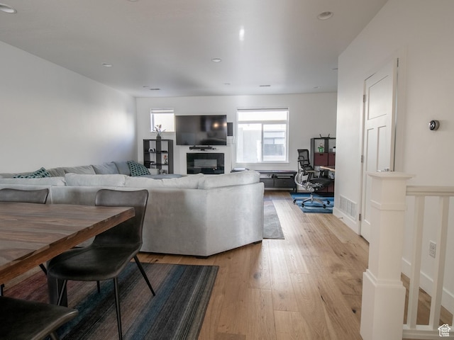 1418 E Komenda Way, Millcreek, UT 84124 - living room with light wood-type flooring
