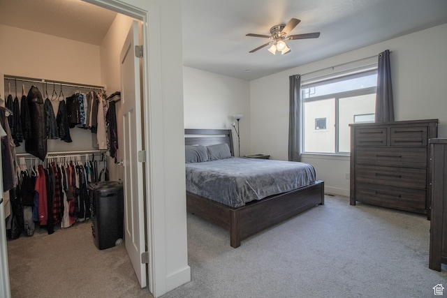 1418 E Komenda Way, Millcreek, UT 84124 - carpeted bedroom with ceiling fan and a closet